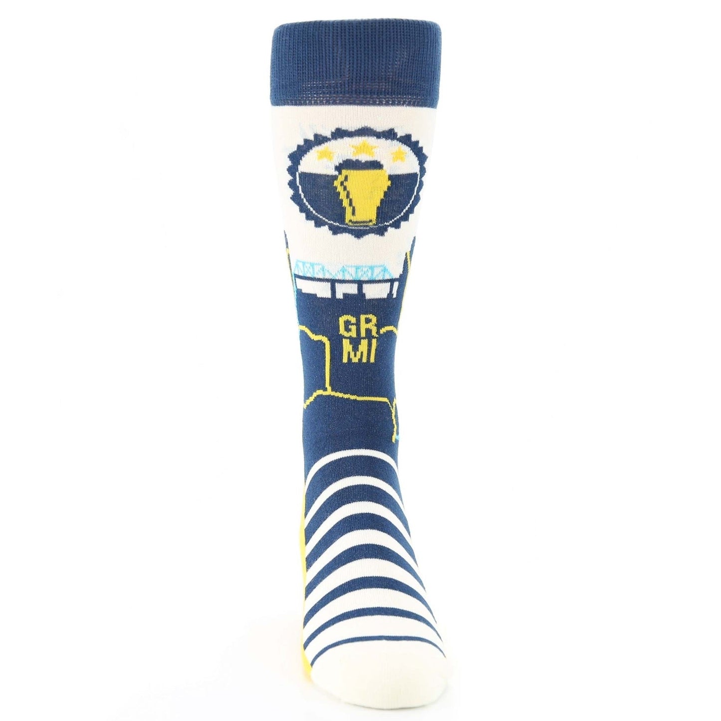 Beer City Socks - Men's Novelty Dress Socks
