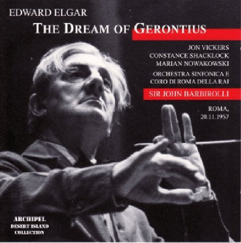 Elgar / Vickers / Halle Orch / Barbirolli - Dream Of Gerontius Op. 38 - Music CD