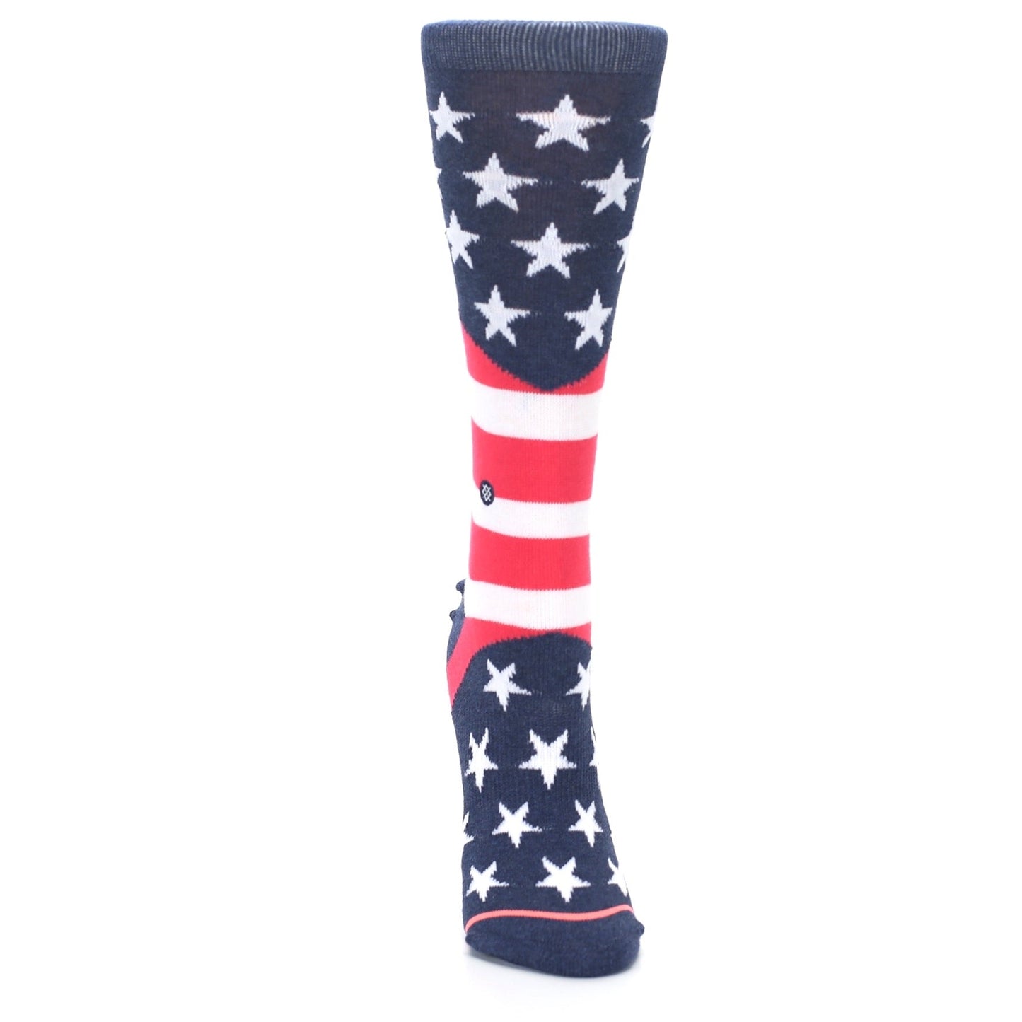 Pink Blue White American Flag Socks - Women's Casual Socks
