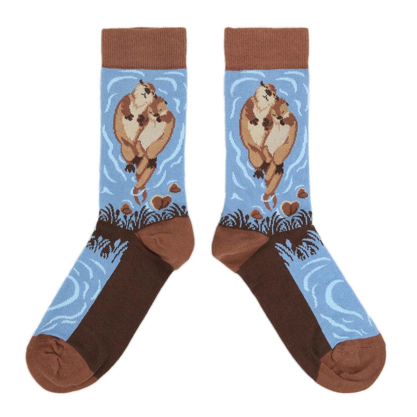 Otterly In Love Otter Socks - Women's Novelty Socks
