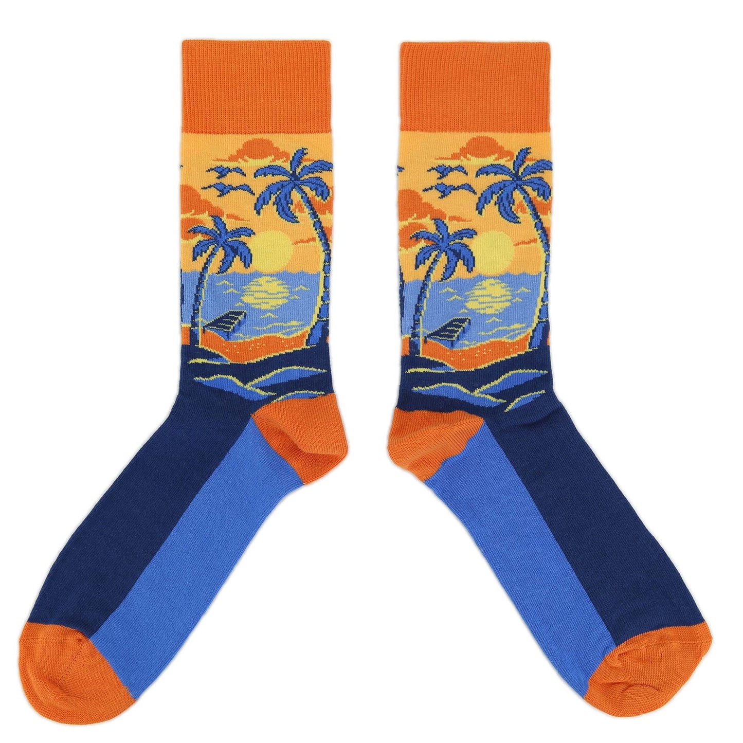Sunset Socks - Men's Novelty Dress Socks