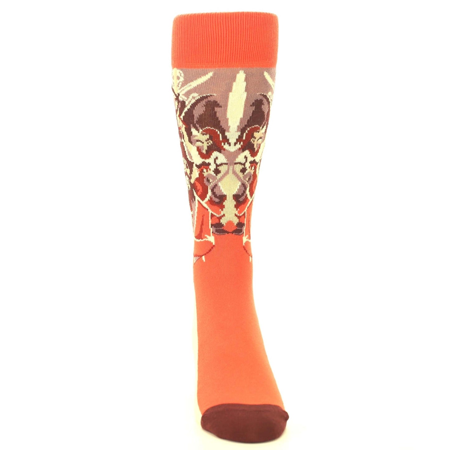 Red Pirate Socks - Men's Novelty Dress Socks