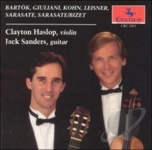 Bartok / Giuliani / Haslop / Sanders - Transcriptions & Original Works For Vio. & Guitar - Music CD
