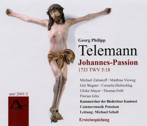 Telemann / Zabanoff / Vieweg / Wagner - Johannes Passion - Music CD