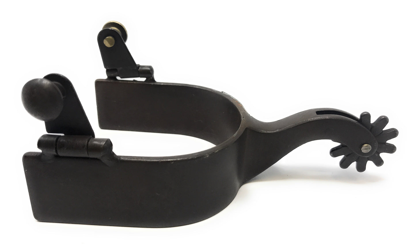 AJ Tack Men's Antique Brown Reining Horse Spurs