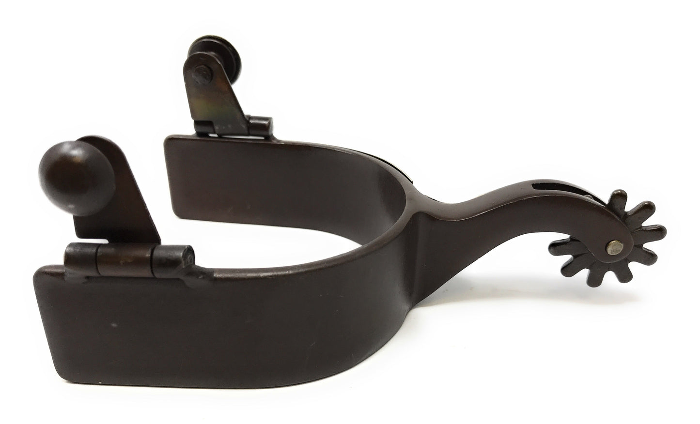 AJ Tack Men's Antique Brown Pleasure Horse and Stars Spurs