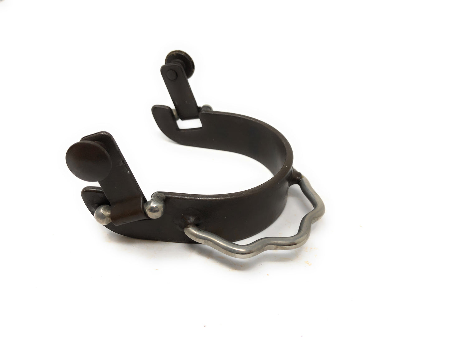 AJ Tack Men's Antique Brown Three Cross Bumper Spurs