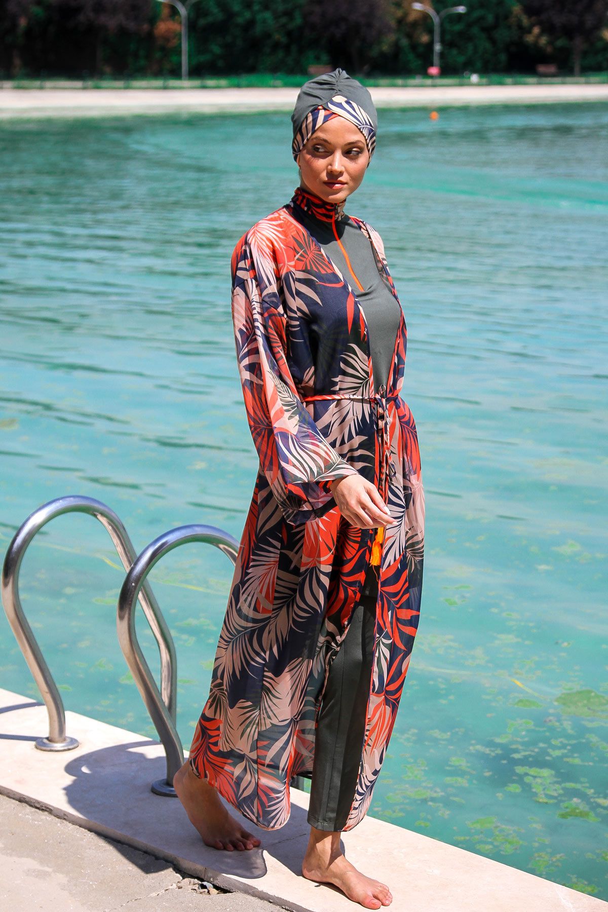 Colourful Pareo Kimono P2204
