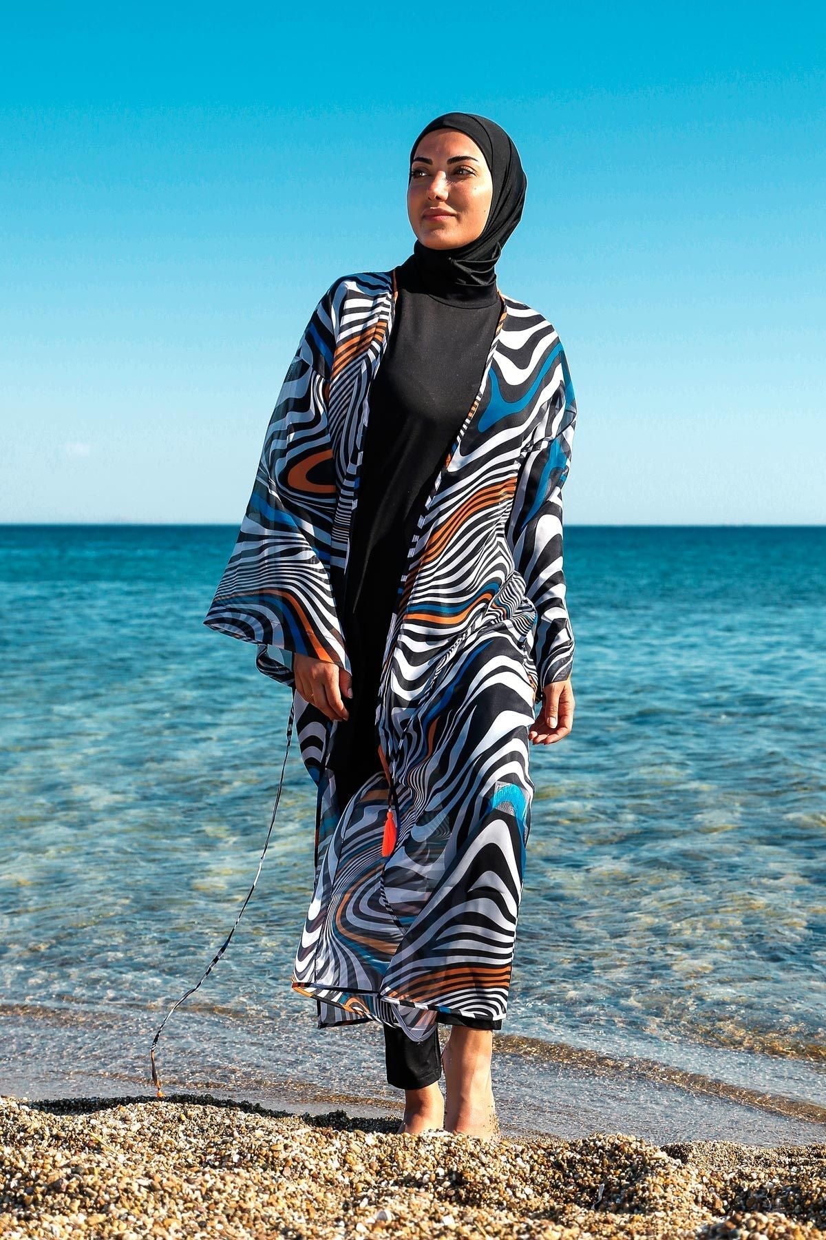 Colourful Pareo Kimono P2205