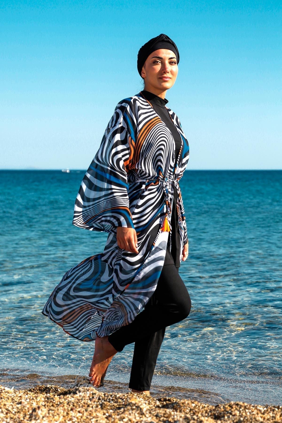 Colourful Pareo Kimono P2205