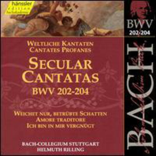 Bach / Rilling / Bach Ensemble - Secular Cantatas Bwv 202-204 - Music CD