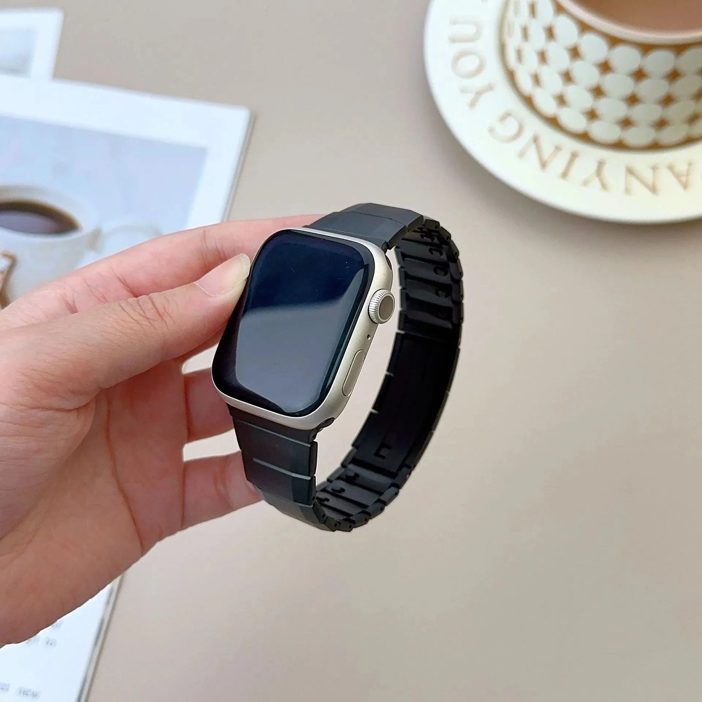 Quick-Release Stainless Steel Strap for Apple Watch 44-49mm, Classic