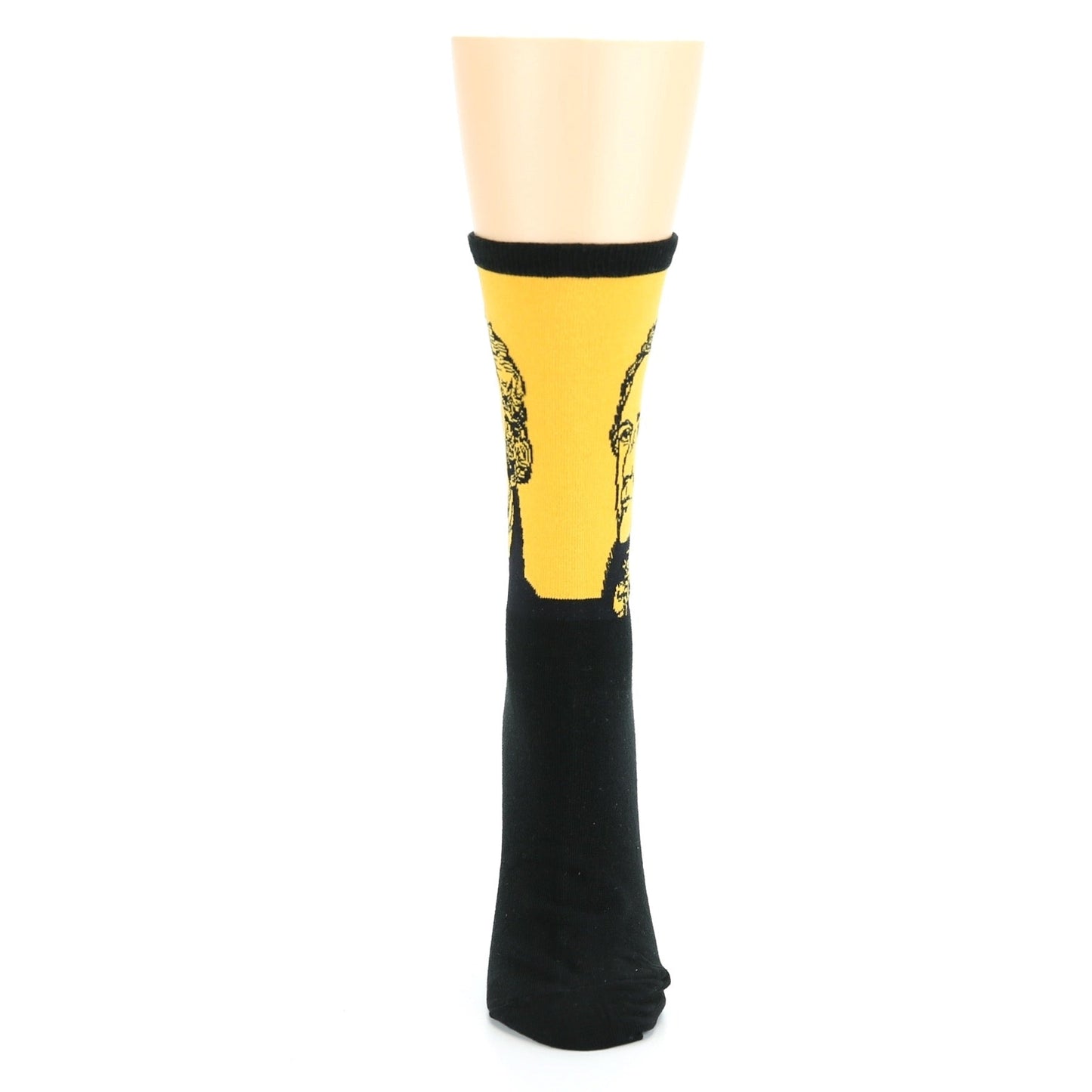 Gold Black Alexander Hamilton Women's Dress Socks