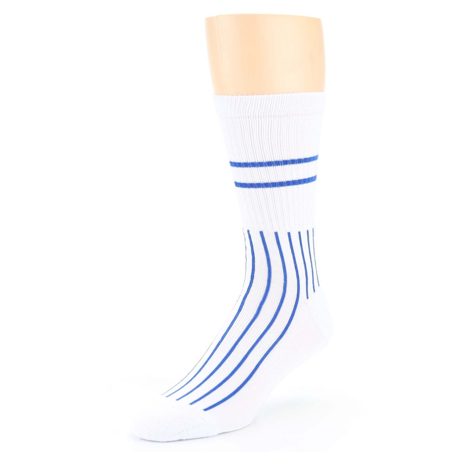 White Milwaukee Brewers Socks - Men's Athletic Crew Socks