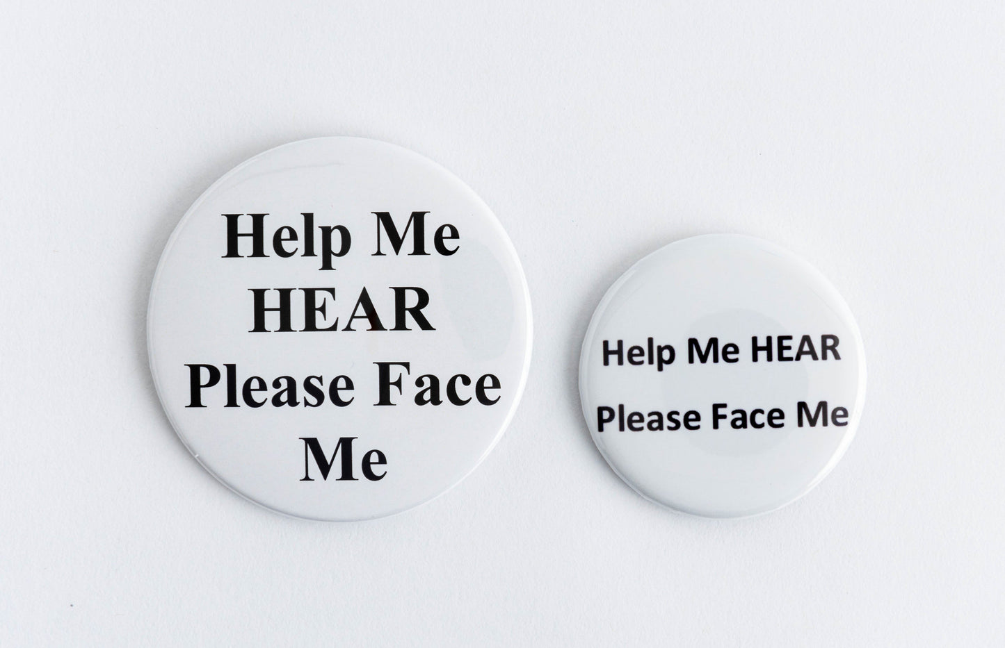 Hard of Hearing Buttons