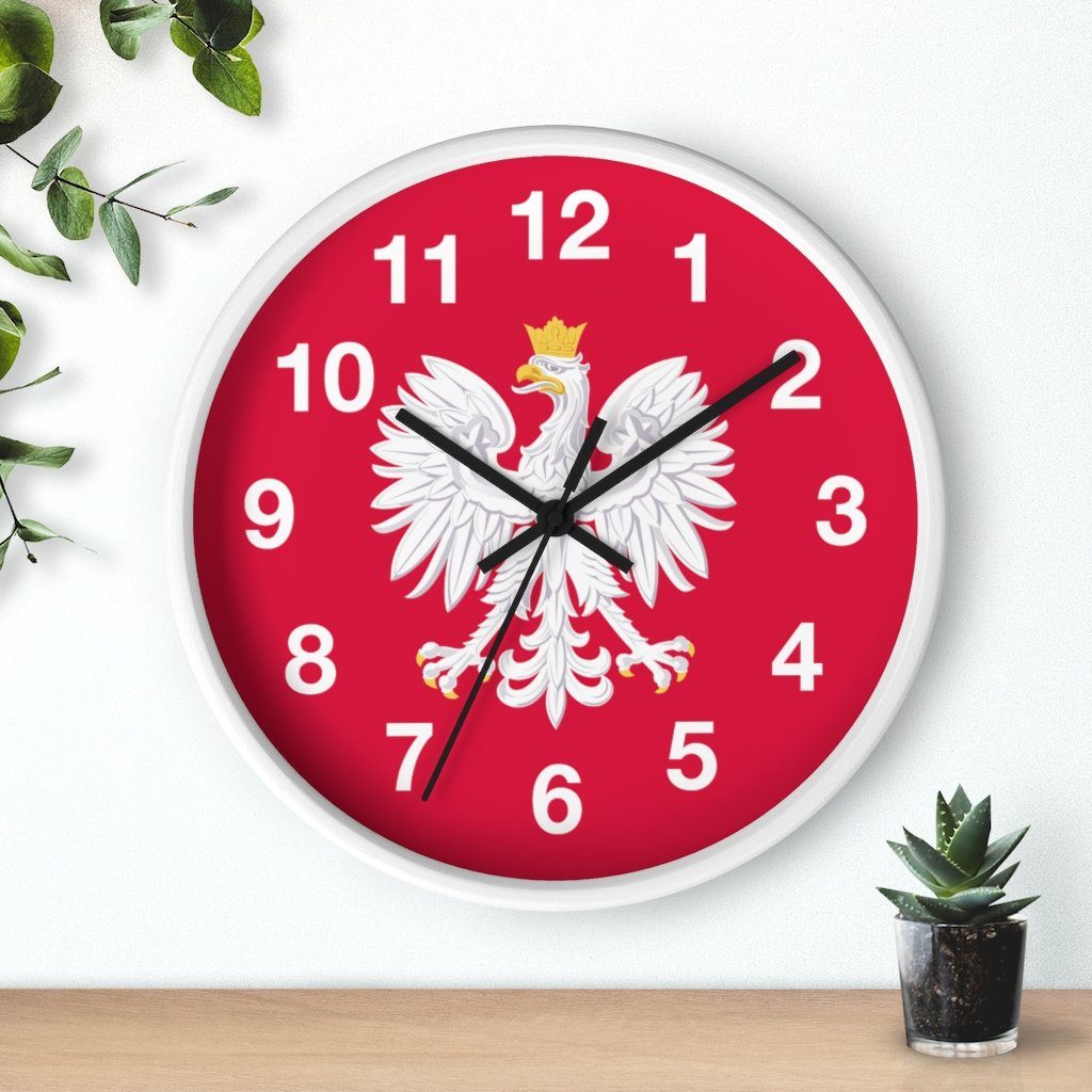 Polish Eagle Wall Clock