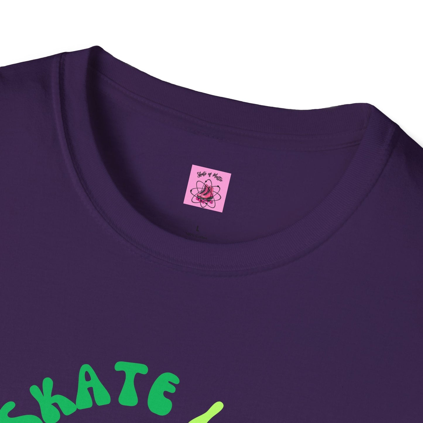 Skate Like Nobody's Watching Blue/Green Unisex T-Shirt
