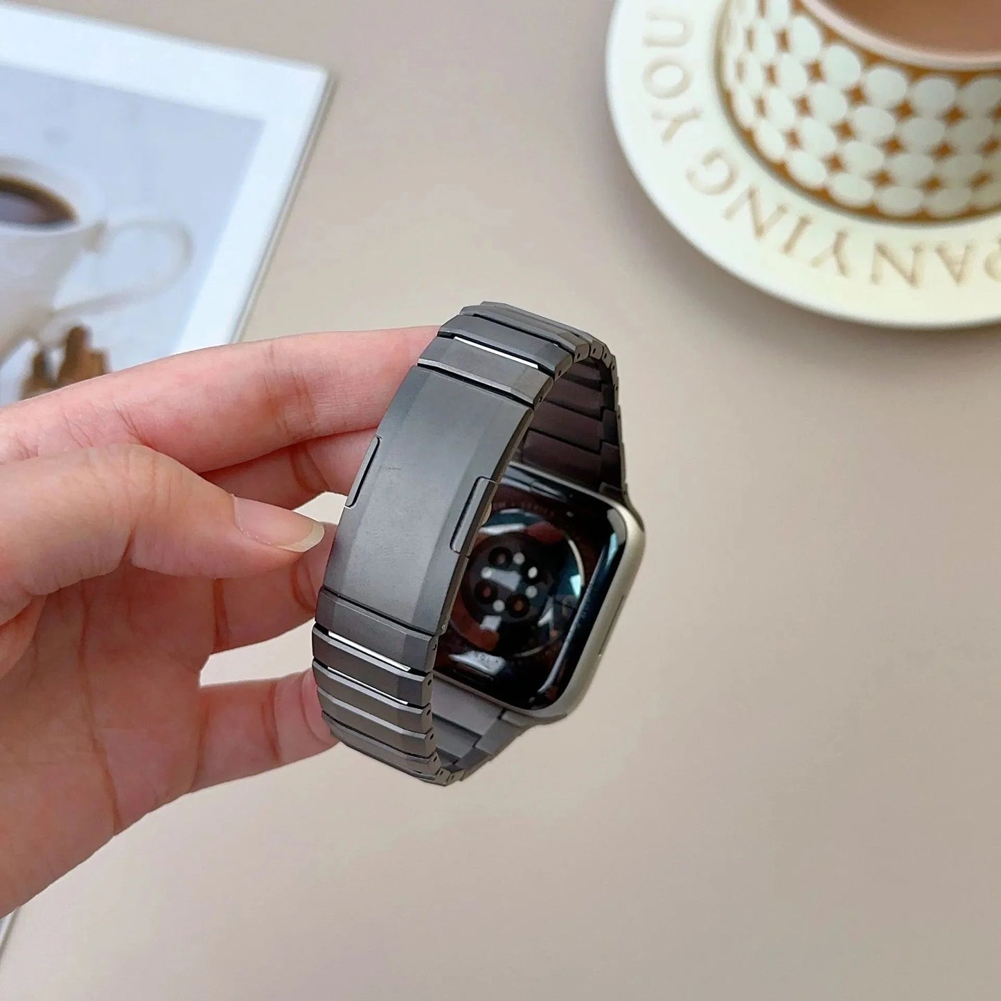 Quick-Release Stainless Steel Strap for Apple Watch 44-49mm, Classic