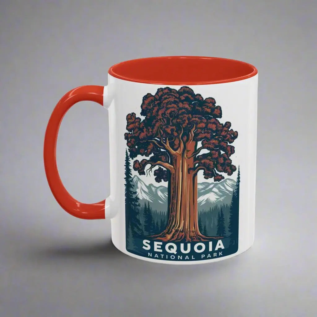 Sequoia National Park Big Tree Coffee Mug 11oz 15oz Blue Black Pink Red