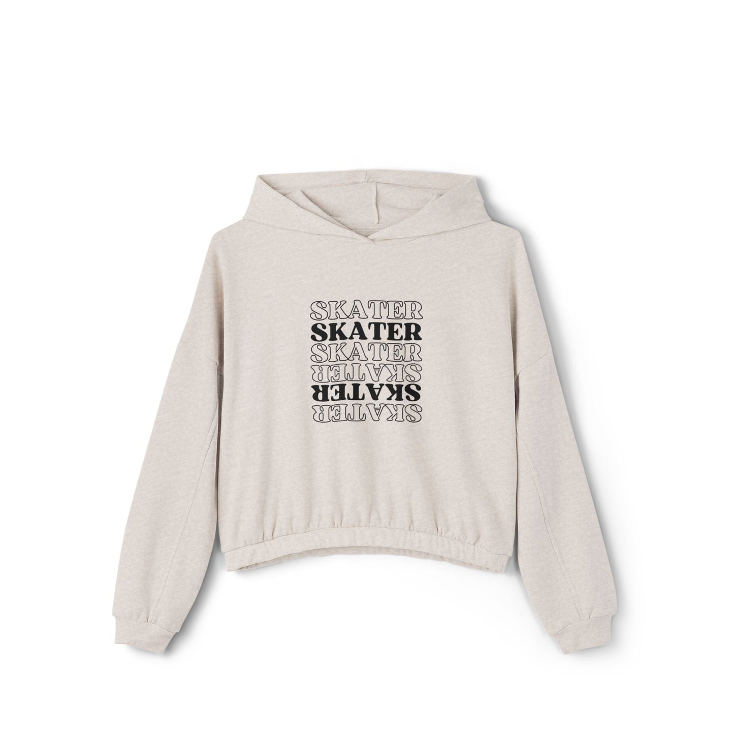 Women’s Cropped Statement Skater Hoodie