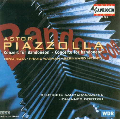 Piazzolla,astor / Goritski / German Cham Orch - Concerto For Bandoneon / Concertino For String - Music CD