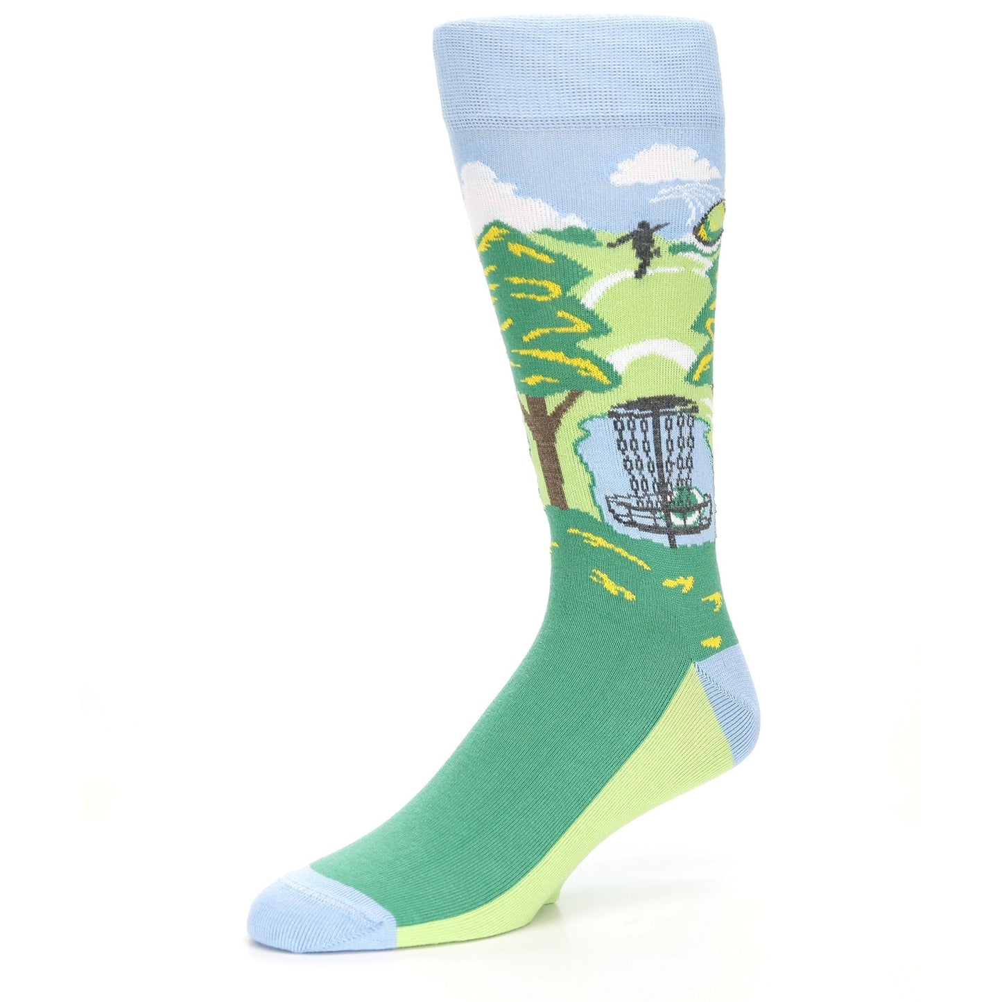 Disc Golf Socks - USA Made - Men's Novelty Dress Socks
