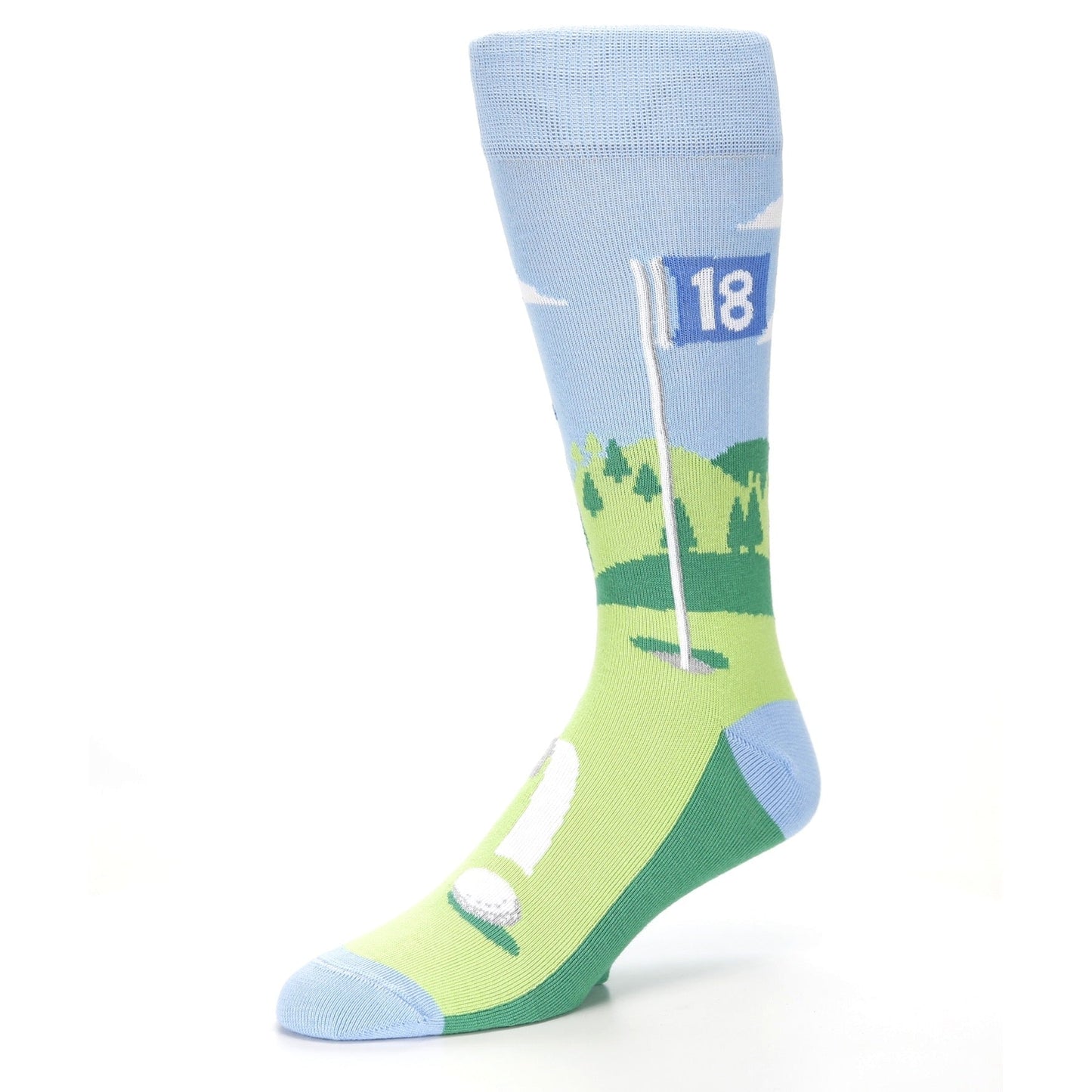 Golf Swing Socks - USA Made - Men's Novelty Socks
