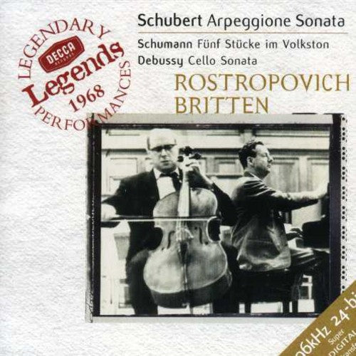Schubert / Schumann / Debussy / Rostropovich - Arpeggione Sonata / Funf Stucke Im Volkston - Music CD