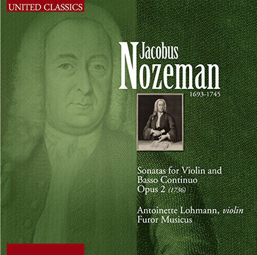 Nozeman / Lohmann / Furor Musicus - Sons For Violin & Basso Continuo Op. 2 - Music CD