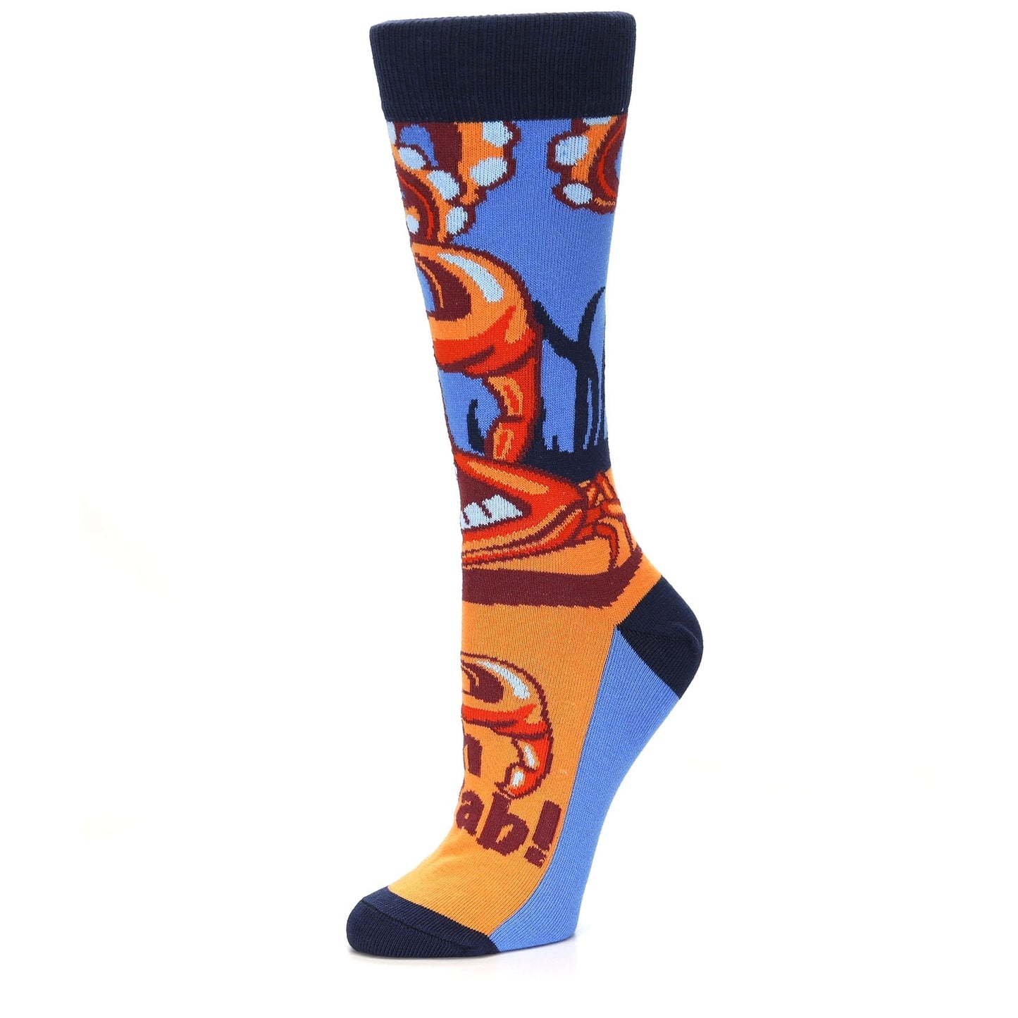 Orange Oh Crab! Women's Dress Socks