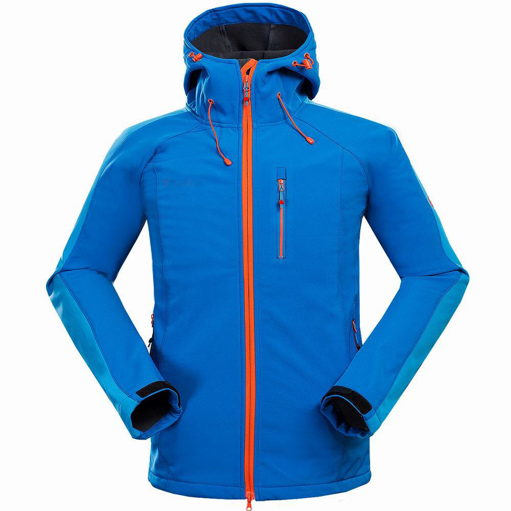 Men's Waterproof Softshell Jacket - Windproof Outdoor Performance
