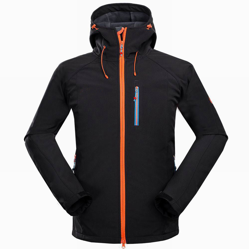 Men's Waterproof Softshell Jacket - Windproof Outdoor Performance