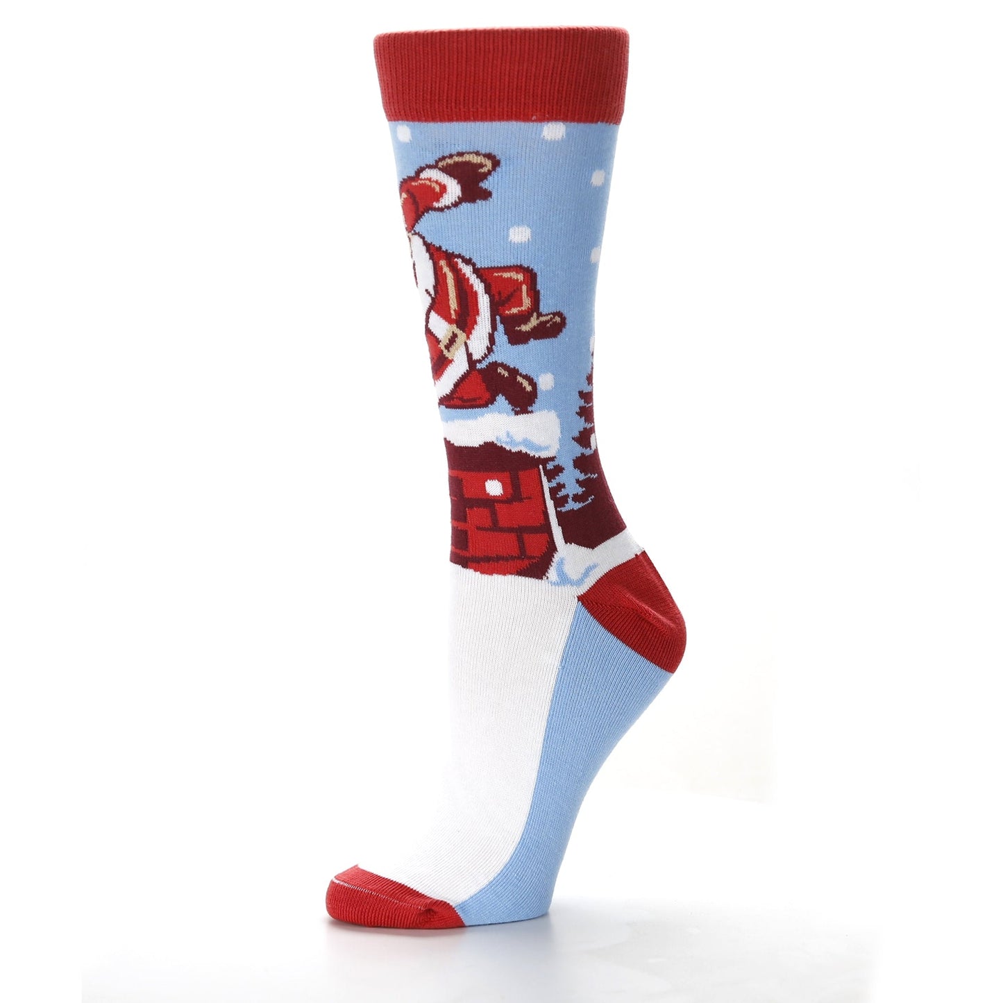 Parkour Santa- USA Made- Women's Dress Socks