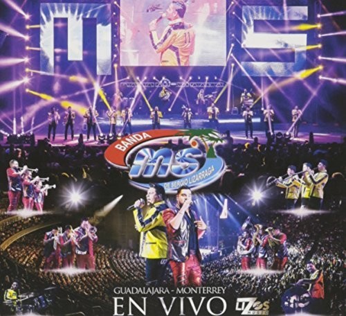 Banda Sinaloense Ms De Sergio Lizarraga - En Vivo - Guadalajara - Monterrey - Music CD
