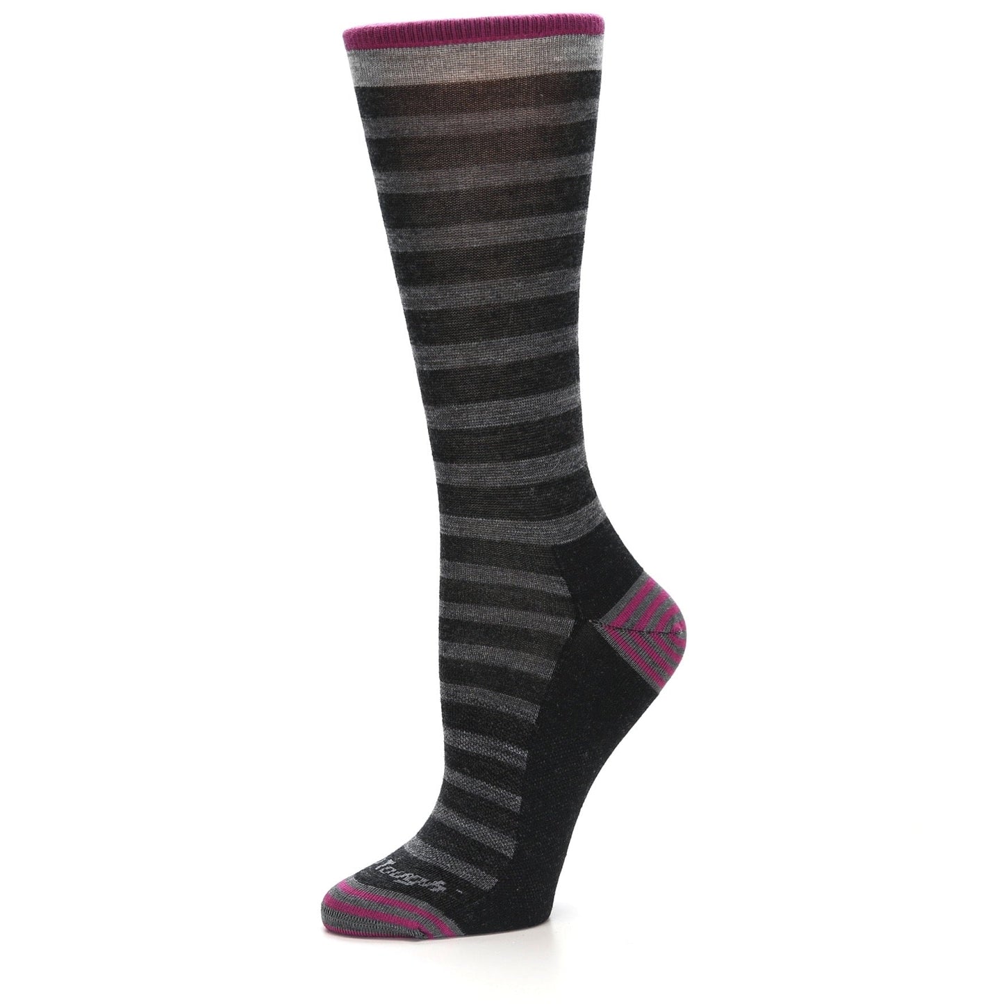 Morgan Crew Charcoal Merino Wool Socks - Women's Lifestyle Socks