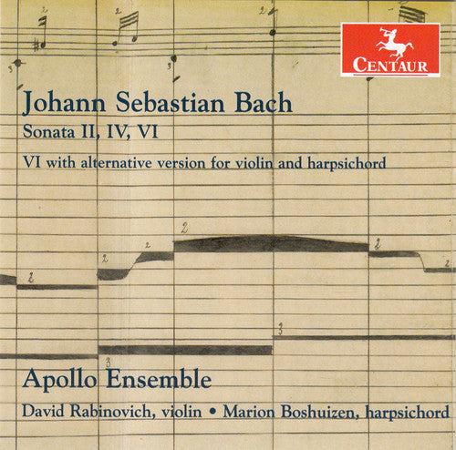 Bach,j.s. / Rabinovich / Boshuizen - Sons For Violin & Harpsichord - Music CD