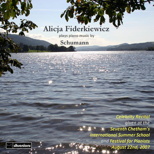 Schumann / Fiderkiewicz - Alicja Fiderkiewicz Celebrity Recital Music CD