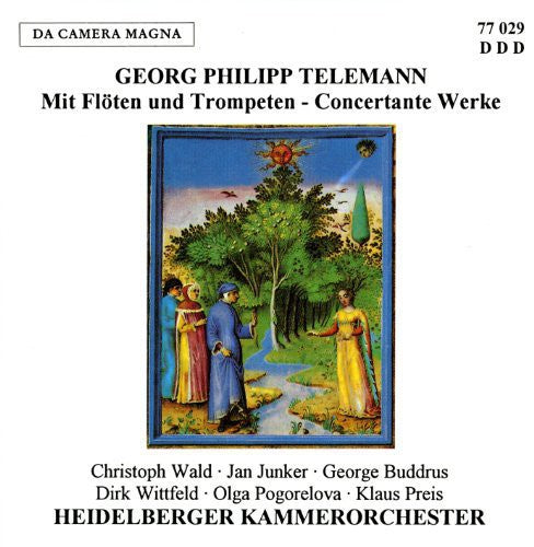 Telemann / Heidelberger Kammer - With Flutes & Trumpets Music CD