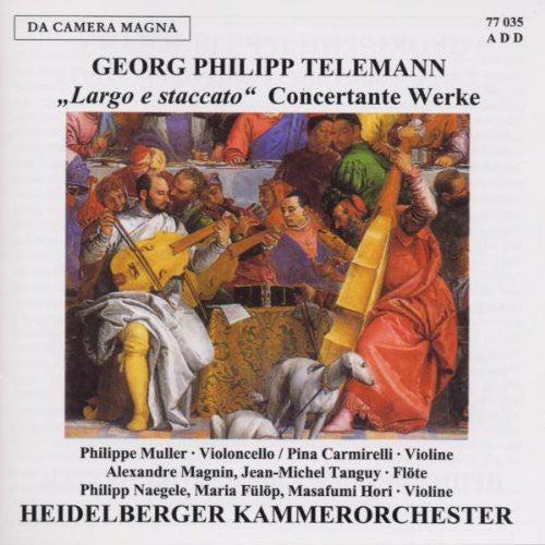Telemann / Heidelberger Kammer - Largo E Staccato-concertante - Music CD