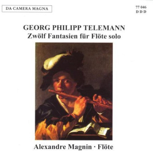 Telemann / Magnin - 12 Fantasias for Solo Flute Music CD
