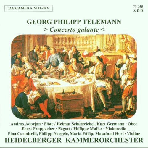 Telemann / Adorjan / Nagele / Heidelb - Con Galante Music CD