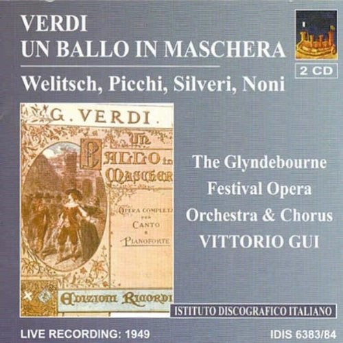 Verdi / Alan / Loring / Noni - Un Ballo In Mascher - Music CD