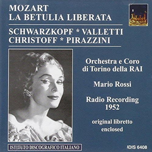 Mozart / Christoff / Pirazzini - Betulia Liberata - Music CD