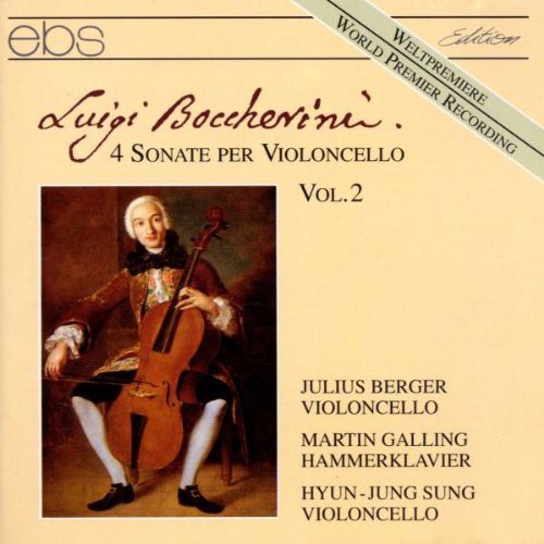 Boccherini / Julius Berger / Galling,Martin - Cello Sonatas: #6 in a; #9 in F; #10 in C Min, Etc Music CD