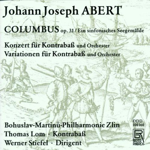 Abert / Stiefel / Bohuslav Martinu Philharmonic - Columbus / Variations For Bass & Orchestra - Music CD