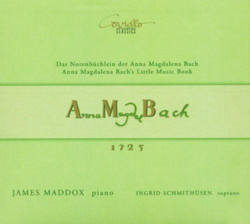 Bach,j.s. / Maddox / Schmitthusen - Notenbuchlein Der Anna Magdale - Music CD