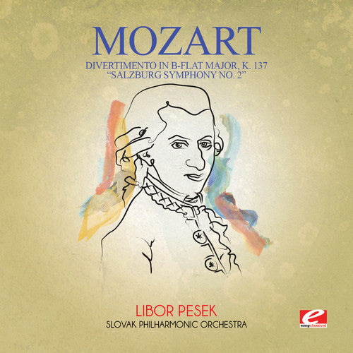 Mozart - Divertimento In B-flat Major K. 137 Salzburg Sym 2 - Music CD Single