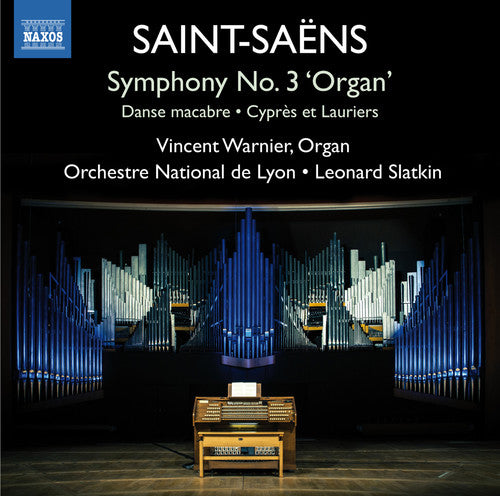 Saint-saens / Warnier / Slatkin - Sym 3 Organ Sym Danse Macabre Cypres Et Lauriers - Music CD
