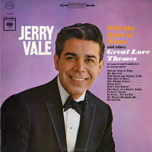 Jerry Vale - Till the End of Time Music CD