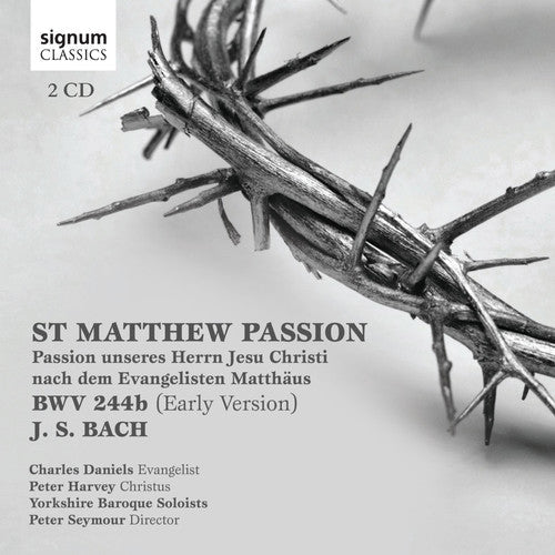 Bach,j.s. / Daniels / Harvey / Seymour - St. Mattew Passion - Music CD